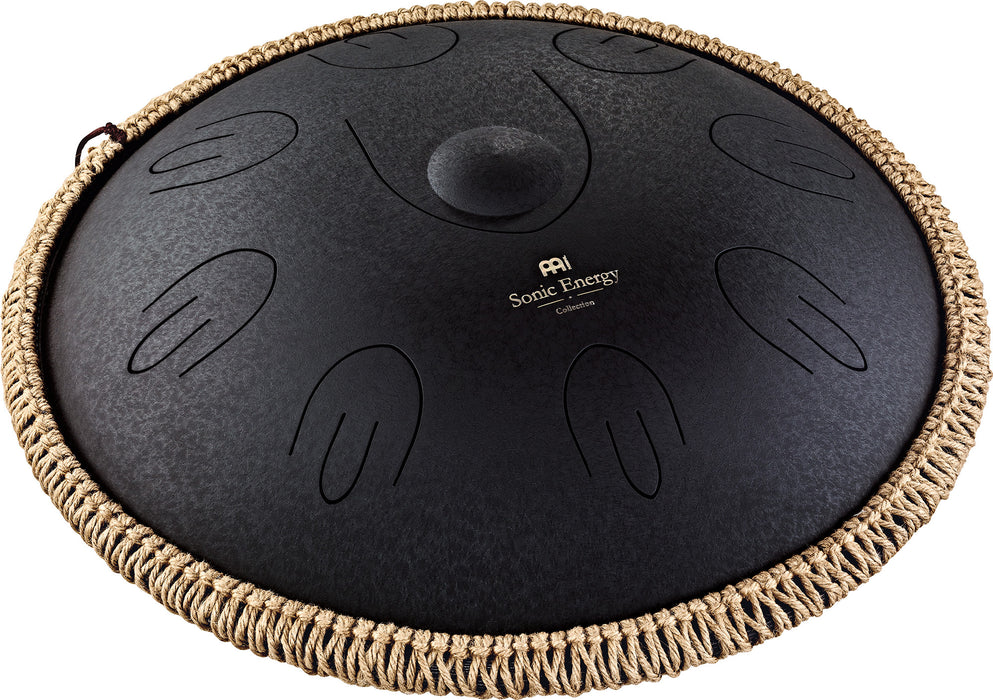 MEINL Sonic Energy Octave Steel Tongue Drum 16" - D Kurd/9 Notes/44 Hz - Black