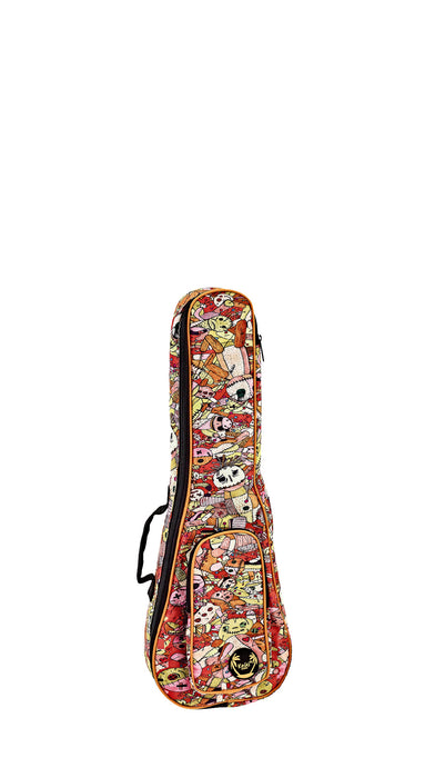 KEIKI Designer Series Concert Ukulele Bag - Voodoo Puppet