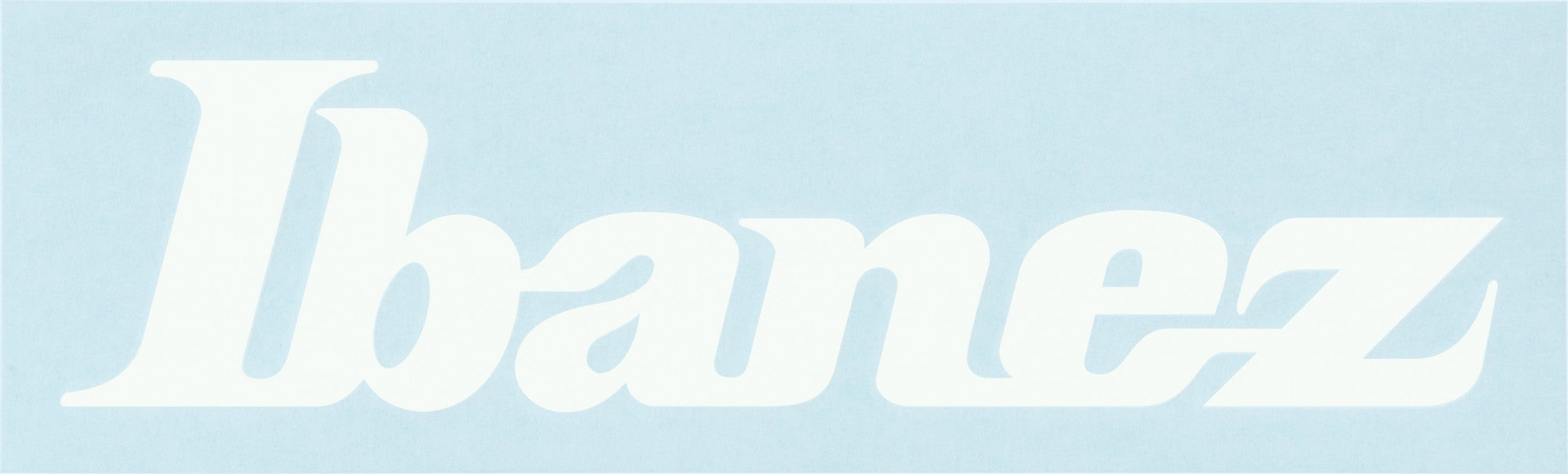 IBANEZ Sticker White Logo 230 mm x 56 mm