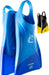 Cressi Adult Swim Fins - Flexible Silicone for Comfortable and Durable Use - Pura: Designed in Italy