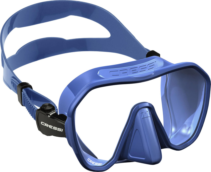 Cressi Z2 Frameless Masks, Blue Metal