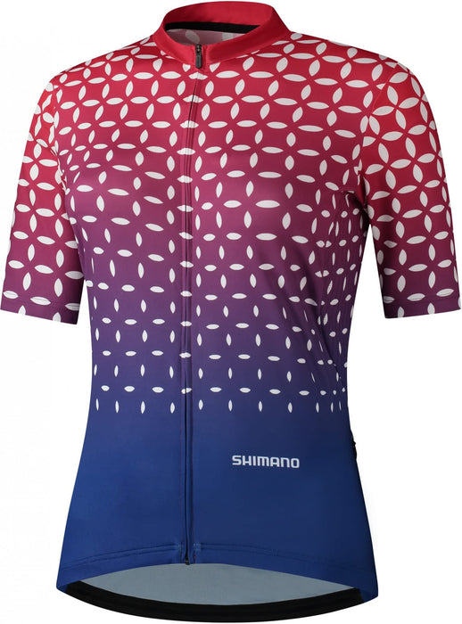 Shimano Sumire S.S. JerseyRed/Navy (W'S) M