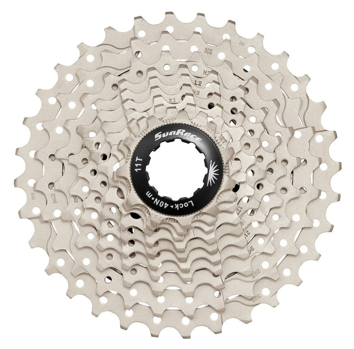 SunRace Unisex's CSRS1 Cassette, Silver, 11-32T