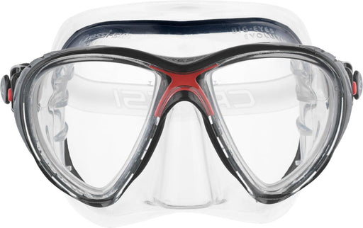Cressi Big Eyes Evolution, Clear/Red