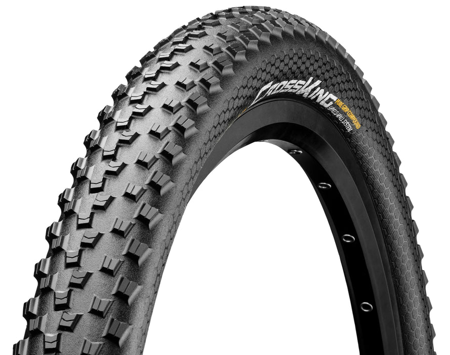 Continental Cross King ShieldWall Mountain Bike Tire - 26 x 2.2 Folding MTB Tire Black