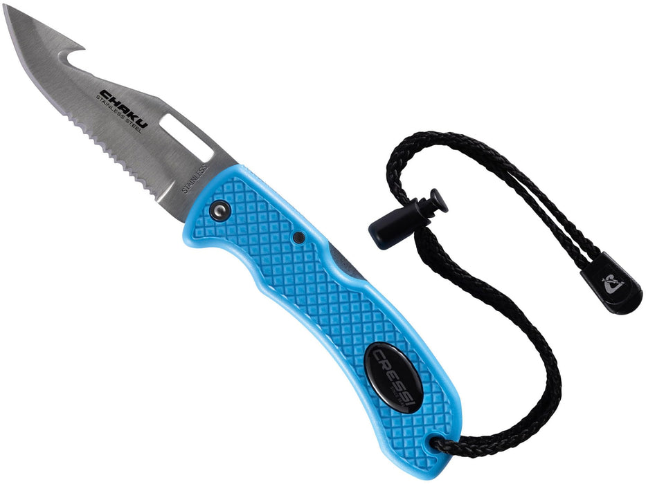 Cressi Chaku, Blue, Stainless Steel Blade