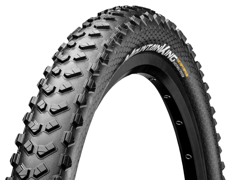 Continental Mountain King Performance MTB Folding Bike Tire - 26 x 2.3, Black