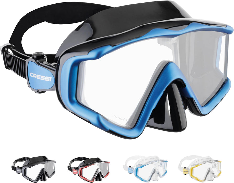 Cressi Liberty Triside SPE, Black/Sapphire