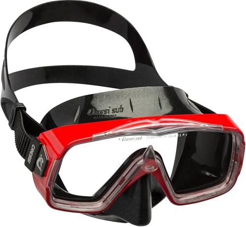 Cressi Sirena Mask, Black/Red