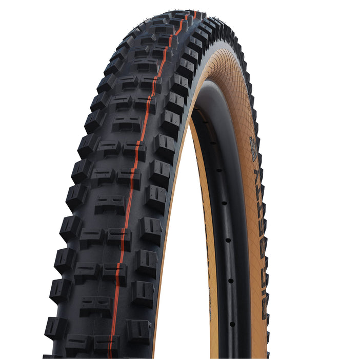 Schwalbe - Big Betty Downhill and Enduro Tubeless Folding Bike Tire | 29 x 2.4 | Evolution Line, Addix Soft, Super Gravity | Black/Tan