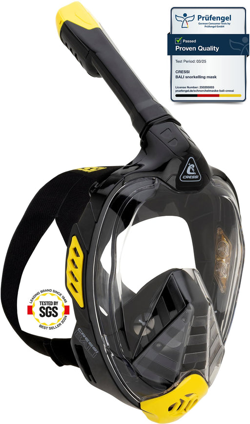 Cressi Bali, Black/Yellow, S/M