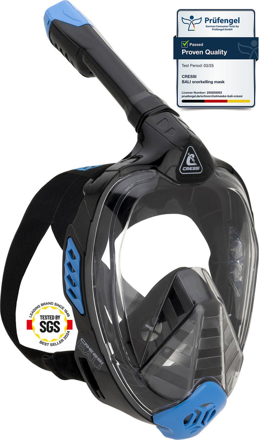 Cressi Bali, Black/Blue, L/XL