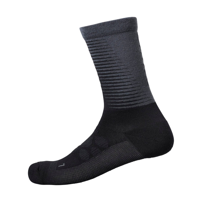 Shimano S-Phyre Merino Tall SocksBlack/Gray S-M (Size 36-40)