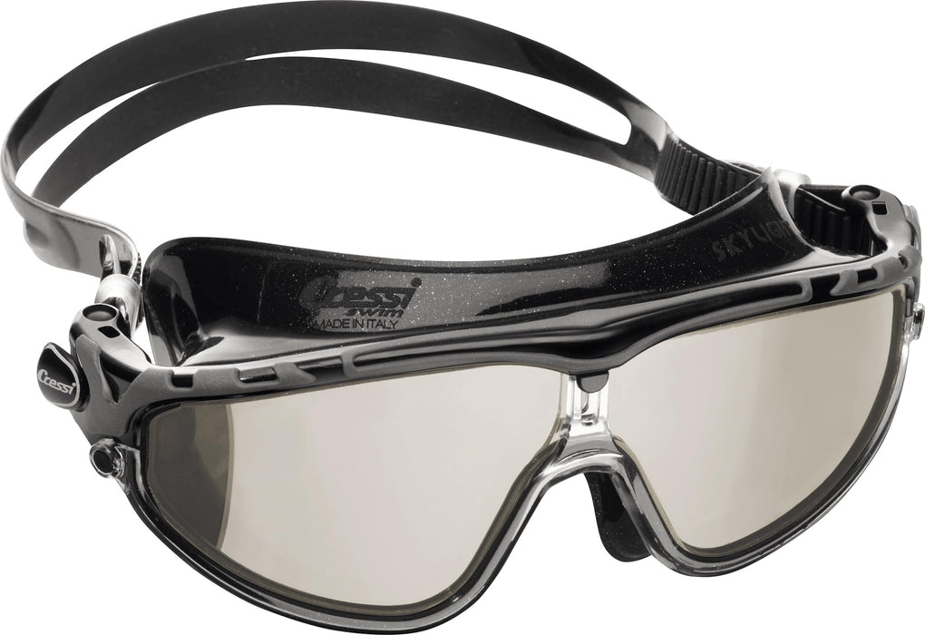 Cressi Skylight, black/black, mirrored lens