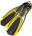Cressi Thor EBS Adjustable Open Heel Fins, Yellow, L