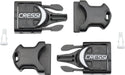 Cressi Buckles for Fins, Black, Rondine - Reaction - Frog Plus