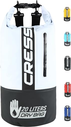 Cressi Premium Dry Bag, Black/White, 20 LT