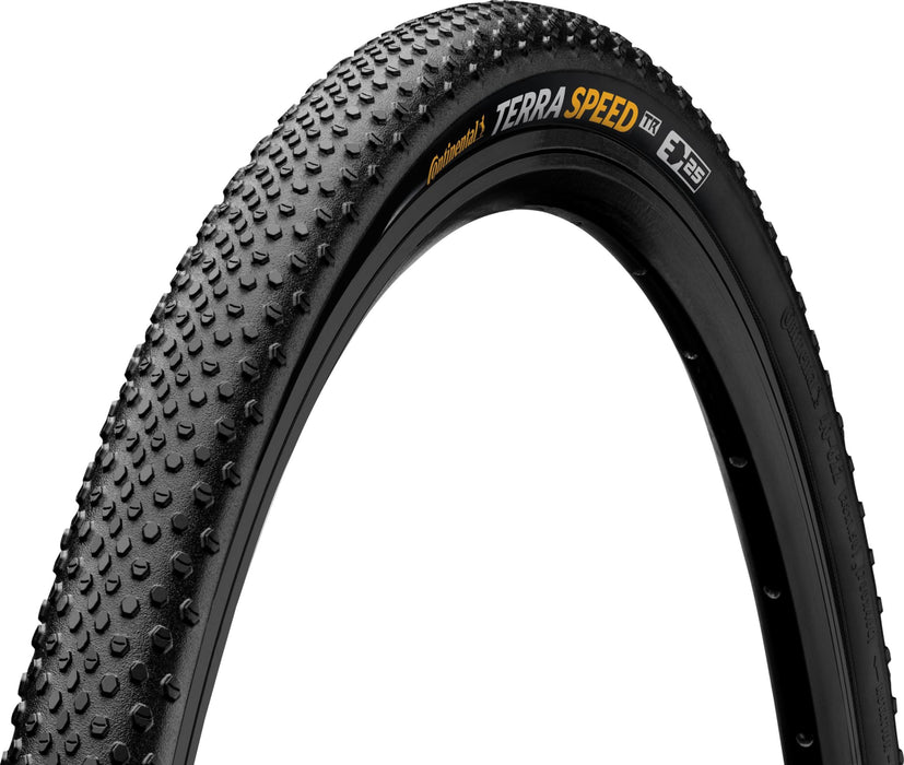 Continental Terra Speed Tire - Tubeless Black Sl, Black Chili, Protection, 45Mm