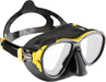 Cressi Naxos 2-Lens Masks, Black/Yellow