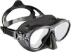 Cressi Naxos 2-Lens Masks, Black/Black