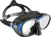 Cressi Naxos 2-Lens Masks, Black/Blue