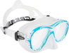 Cressi Naxos 2-Lens Masks, Clear/Aquamarine