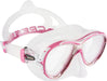 Cressi Naxos 2-Lens Masks, Clear/Pink