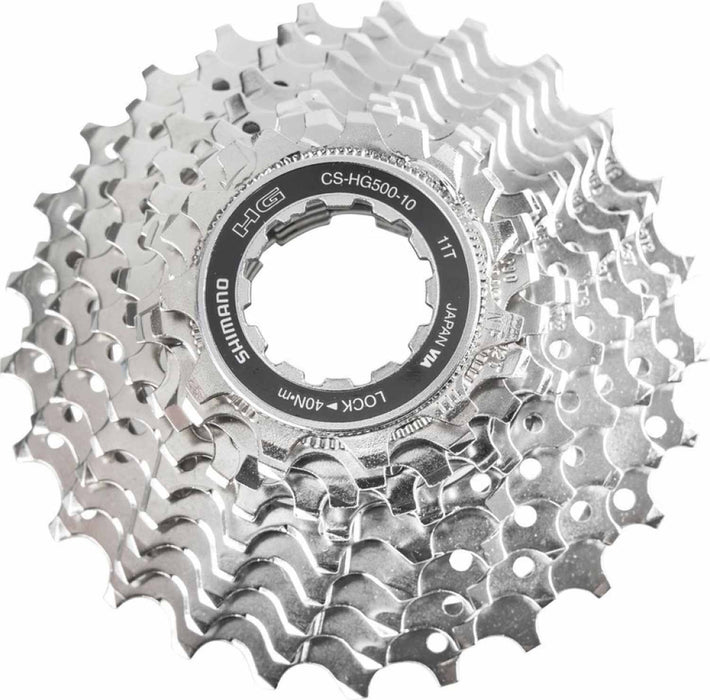 SHIMANO Unisex's HG500 Cassette, Silver, 11-25