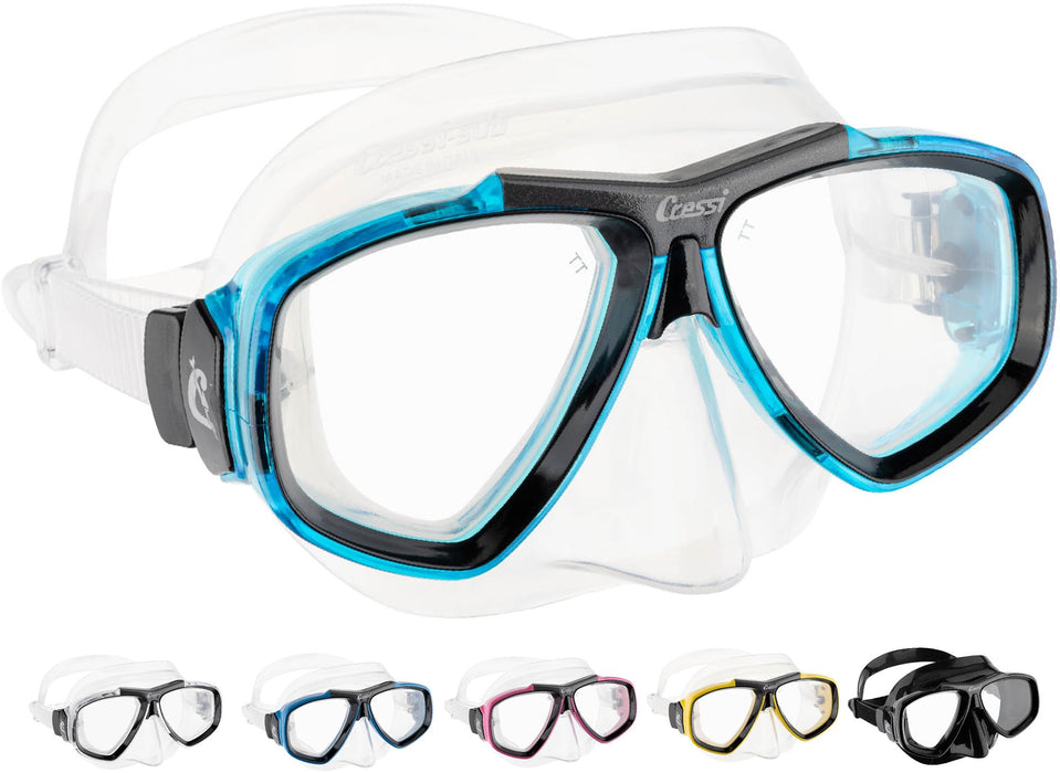 Cressi Focus, Clear/Aquamarine