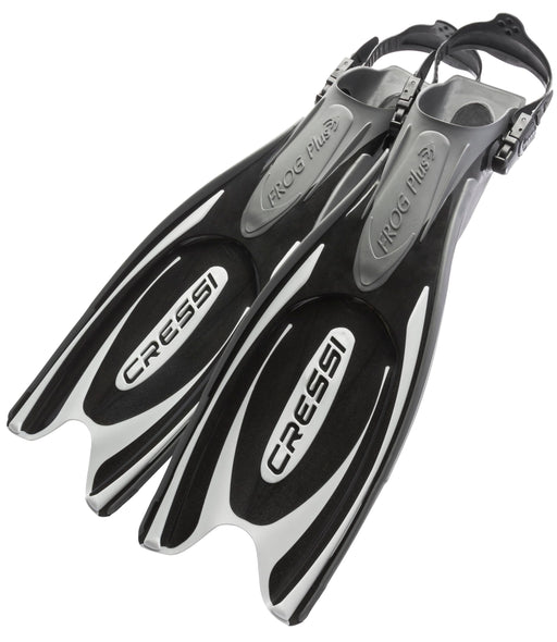 Cressi Frog Plus Fins, Black, Large/X-Large