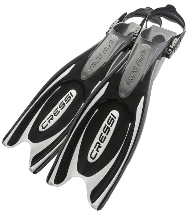 Cressi Frog Plus, Black/Silver, S/M