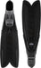 CRESSI Gara Modular Turbo Flex Long Blade Full Foot Pocket Fins, Black [38/39]
