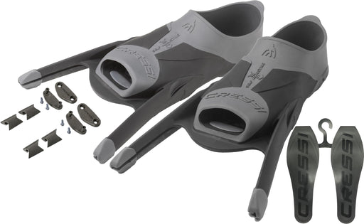 Cressi Gara Modular Foot Pocket, Black, 36/37