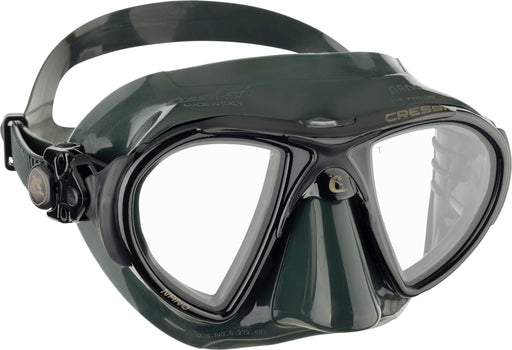 Cressi Nano 2-Lens Masks, Green/Green