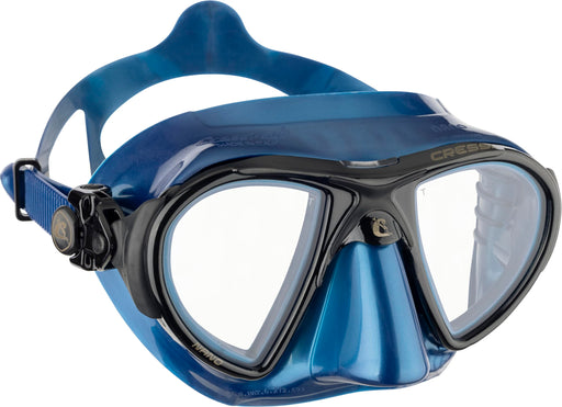 Cressi Nano 2-Lens Masks, Blue Metal/Black