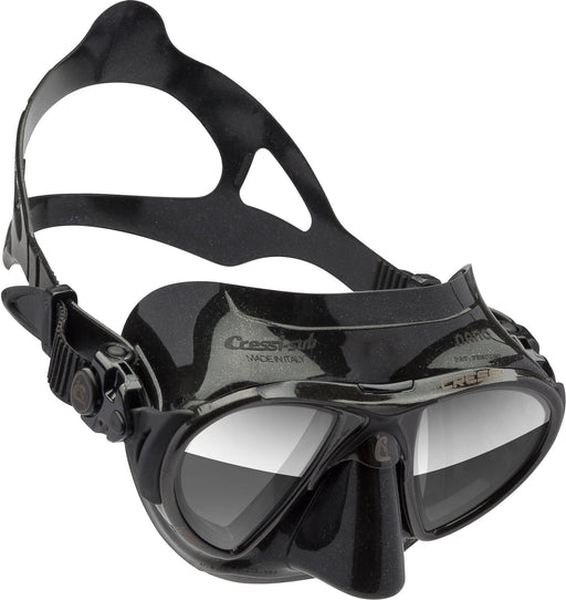 Cressi Nano Crystal, black/black, mirrored lens