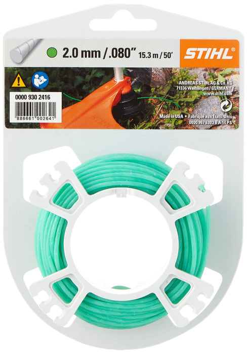 Stihl 0000-930-2416 Line, round, low-noise 2.0 mm x 14 m,