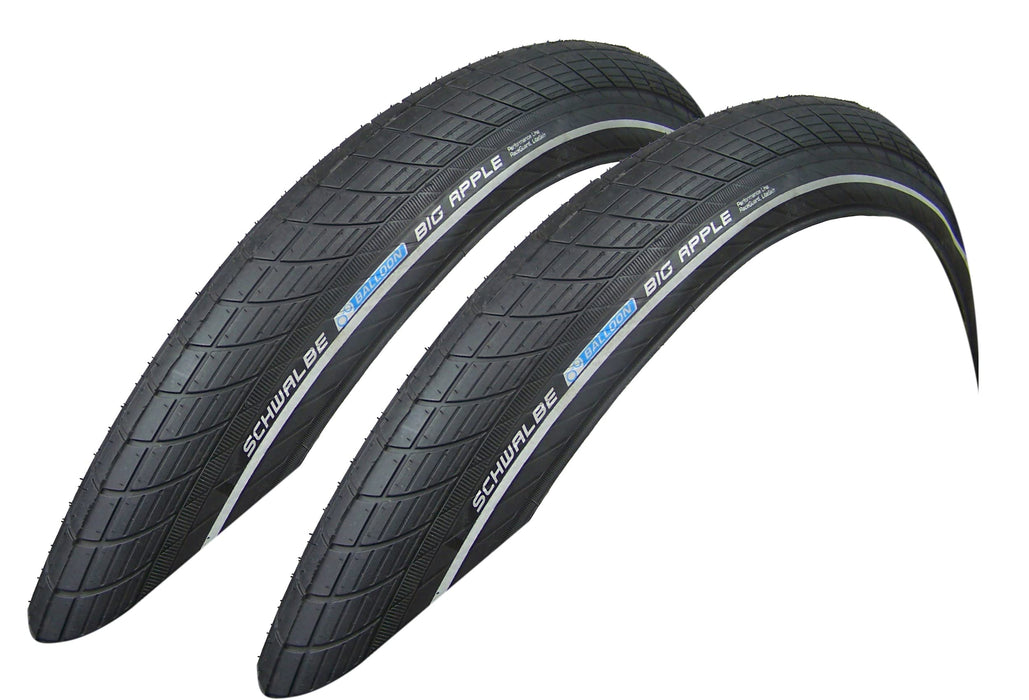 Schwalbe Big Apple 50-406 Clincher RaceGuard 20 x 2.00 Bicycle Tyre Cover Pack of 2