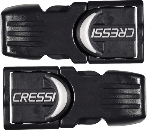 Cressi Buckles for Fins, Black, Frog - Master Frog - Pro Light - Thor