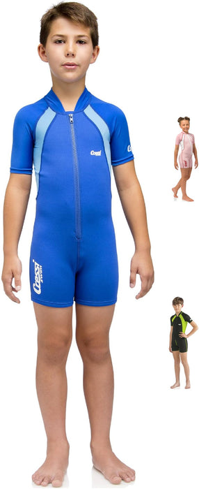 Cressi Kids Swimsuit, 1.5mm Neoprene Suit Boys and Girls