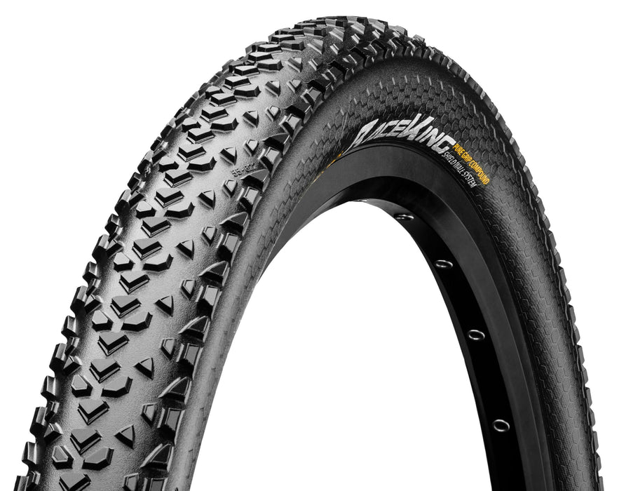 Continental Race King ShieldWall Mountain Bike Tire - 26 x 2.0 Folding MTB Tire, Black