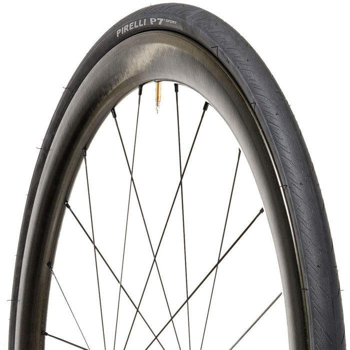 Pirelli P7 Sport Folding Road Bike Tyre, 700 x 35c, Black