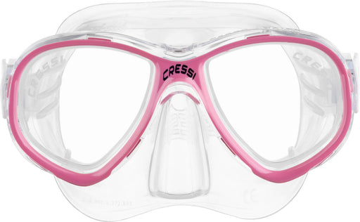 Cressi Perla Jr, Clear/Clear/Pink, Clear Lens