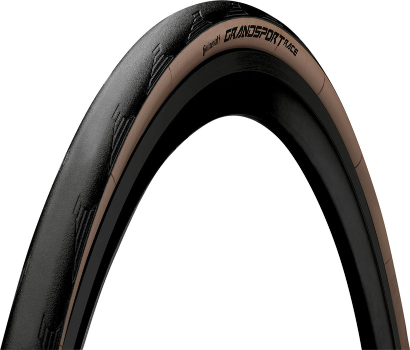 Continental Grand Sport Race Tires - Clincher Black/Brown, Puregrip, Nytech Breaker, 700X28