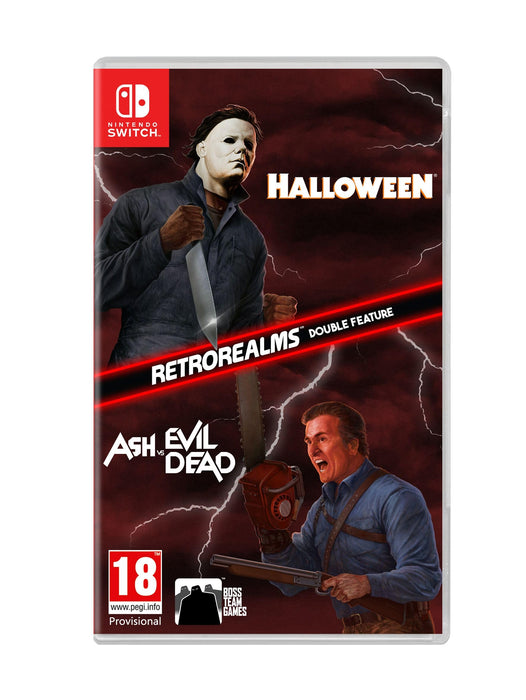 Outright Games Halloween and Ash vs Evil Dead Retro Realms Double Feature Switch