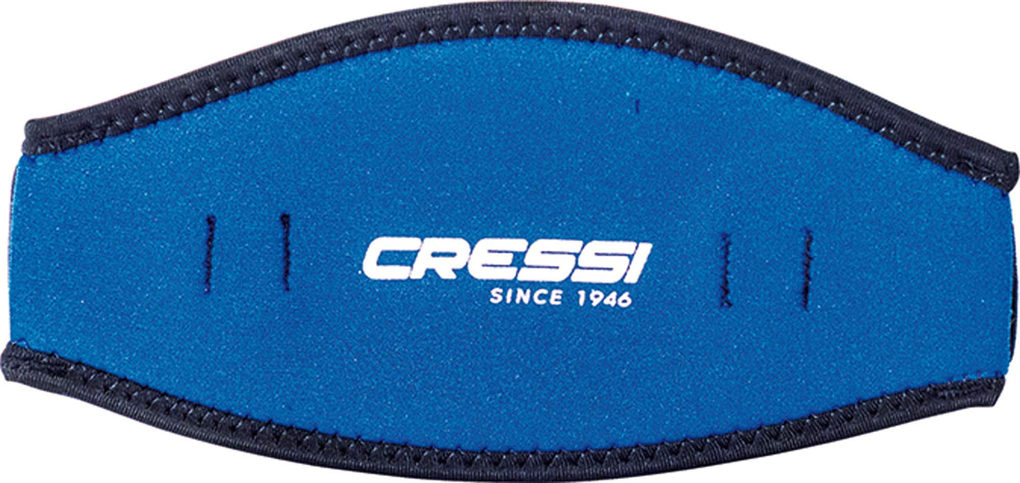 Cressi Neoprene Mask Strap Cover, Blue