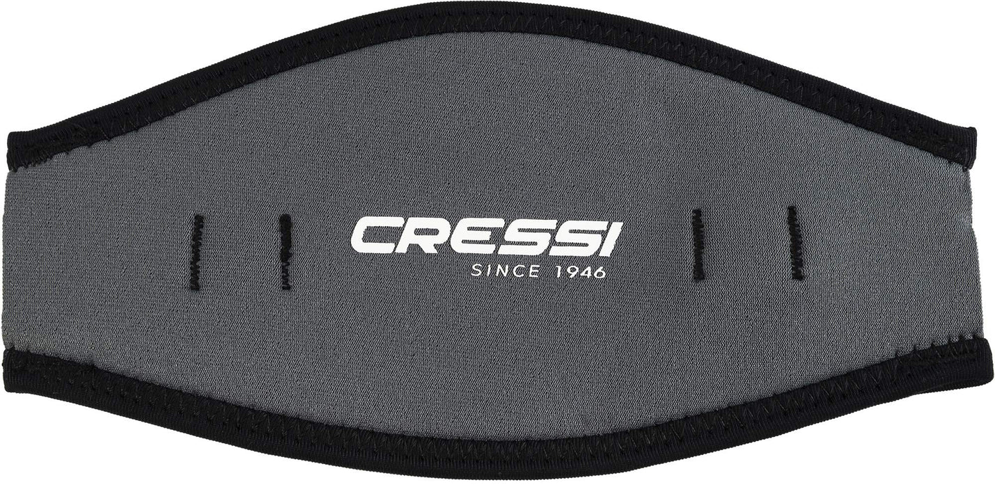 Cressi Neoprene Mask Strap Cover, Grey