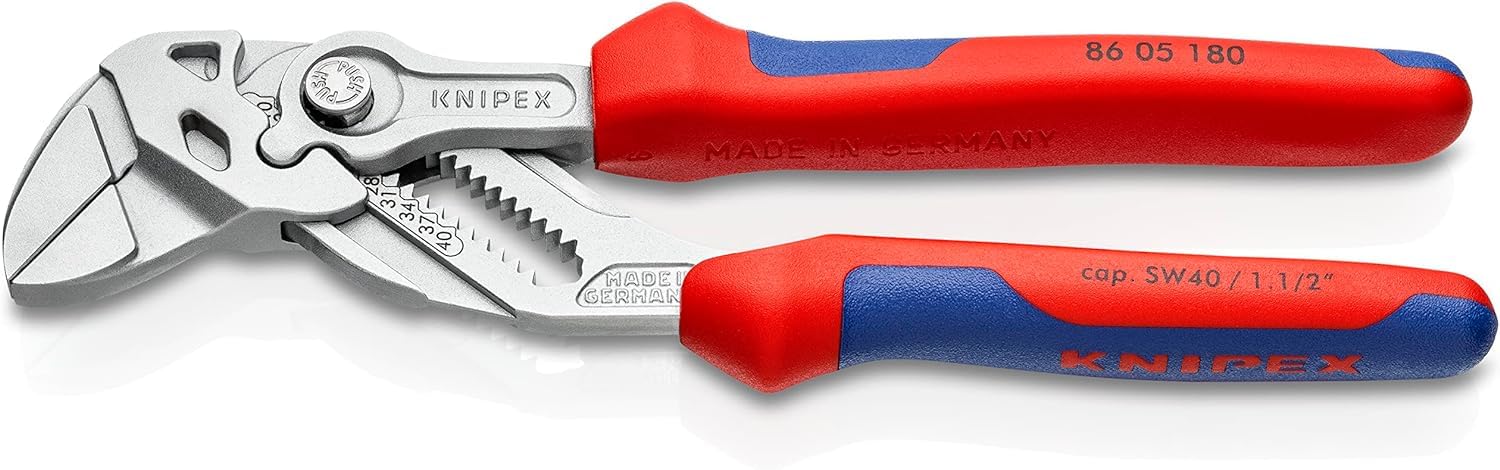 Knipex 86 05 180 Pliers Wrenches 7,09" with soft handle
