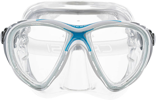 Cressi Big Eyes Evolution Crystal, white/blue