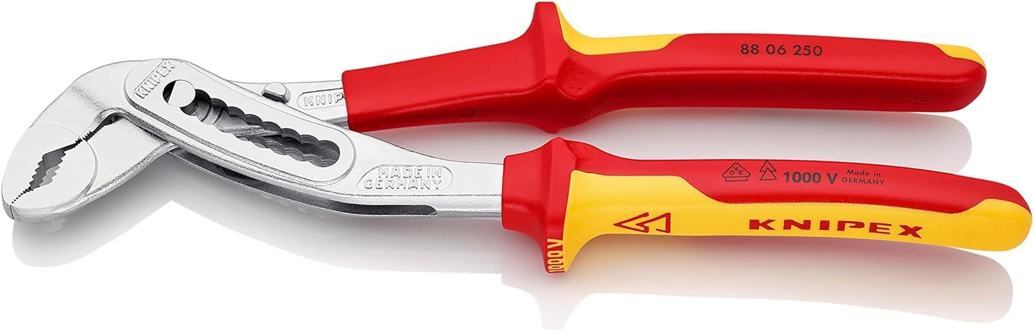 Knipex 88 06 250 SB Water Pump Pliers "Alligator" 9,84" VDE-tested